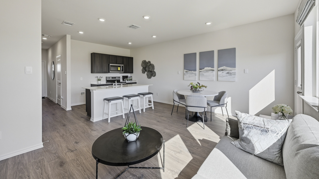 Argentina Floorplan Living Gallery Image-Arbor Trails in Princeton, TX