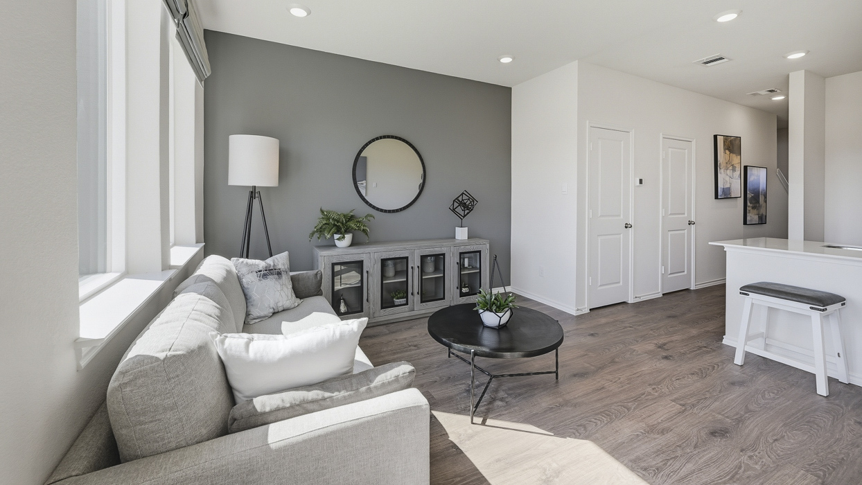 Argentina Floorplan Living Gallery Image-Arbor Trails in Princeton, TX