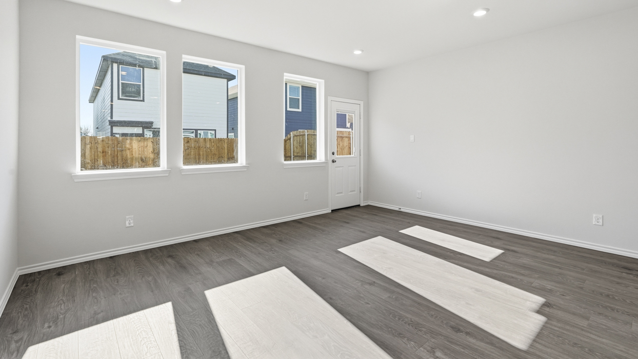 Santiago Floorplan Elevation B Living Gallery Image - Arbor Trails South in Princeton, TX