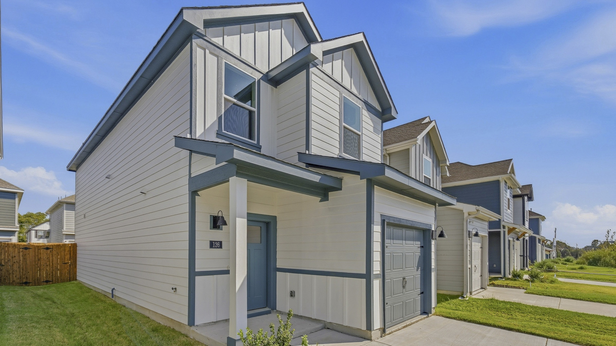 Santiago Floorplan Elevation B Exterior Rendering - Arbor Trails South in Princeton, TX