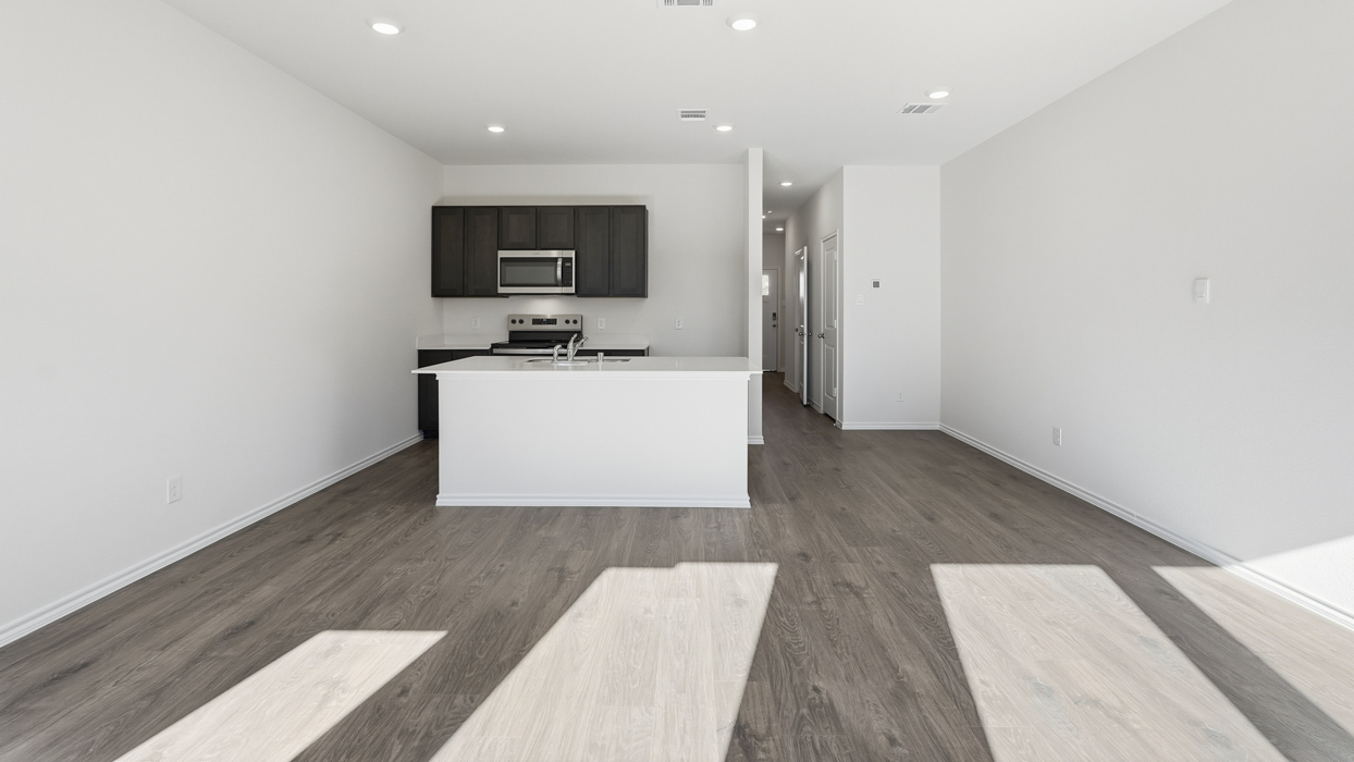 Santiago Floorplan Elevation A Kitchen Gallery Image - Arbor Trails South in Princeton, TX