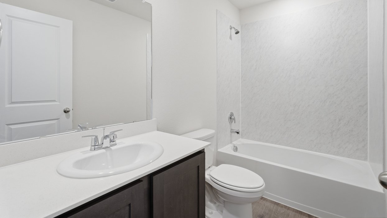 Santiago Floorplan Elevation B Bathroom Gallery Image - Arbor Trails South in Princeton, TX