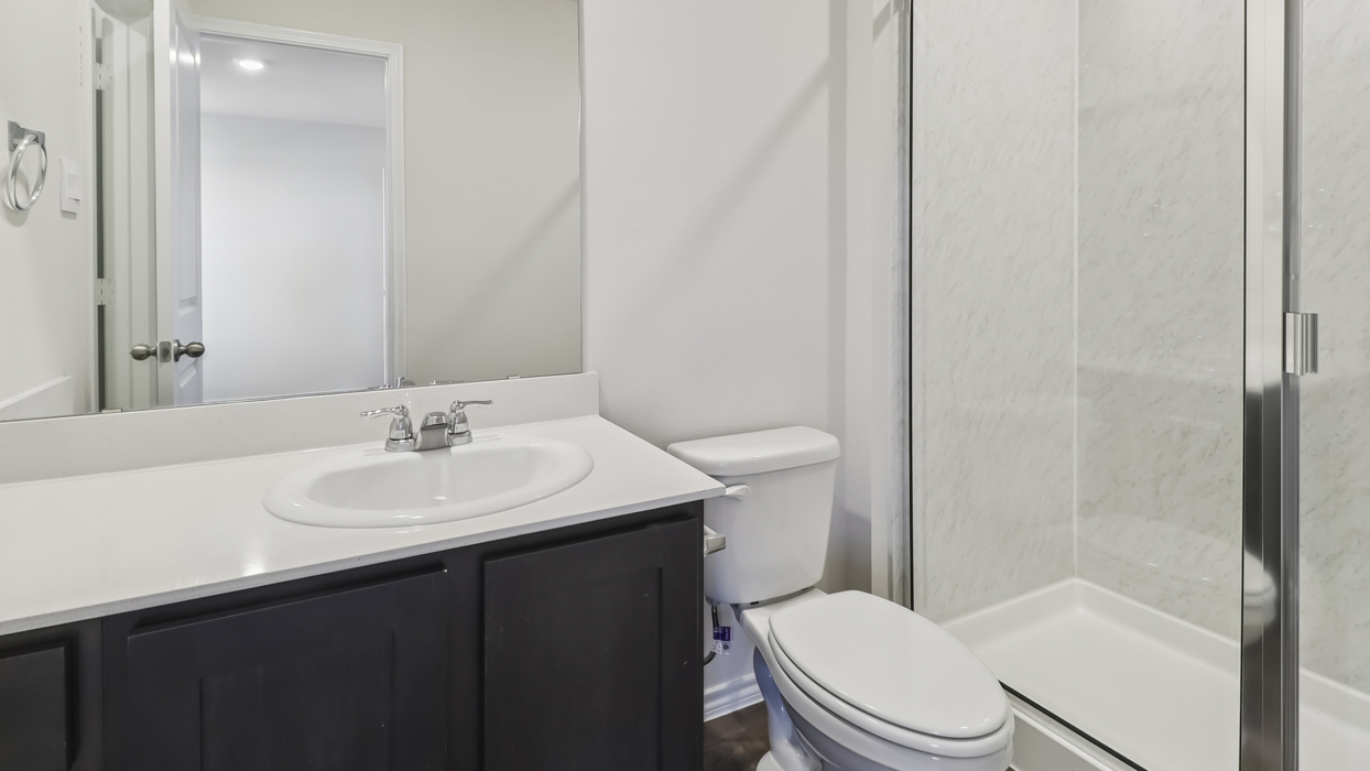 Catalina Floorplan Elevation A Bathroom Gallery Image - Arbor Trails South in Princeton, TX