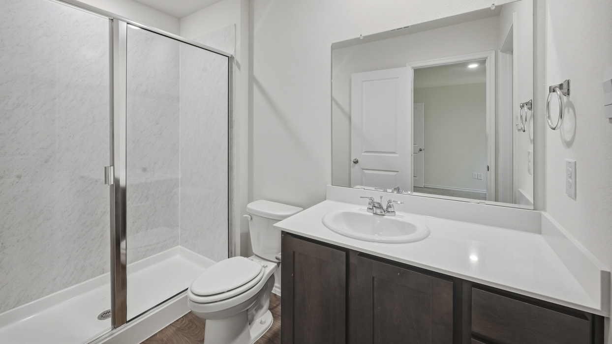 Catalina Floorplan Elevation A Bathroom Gallery Image - Arbor Trails South in Princeton, TX