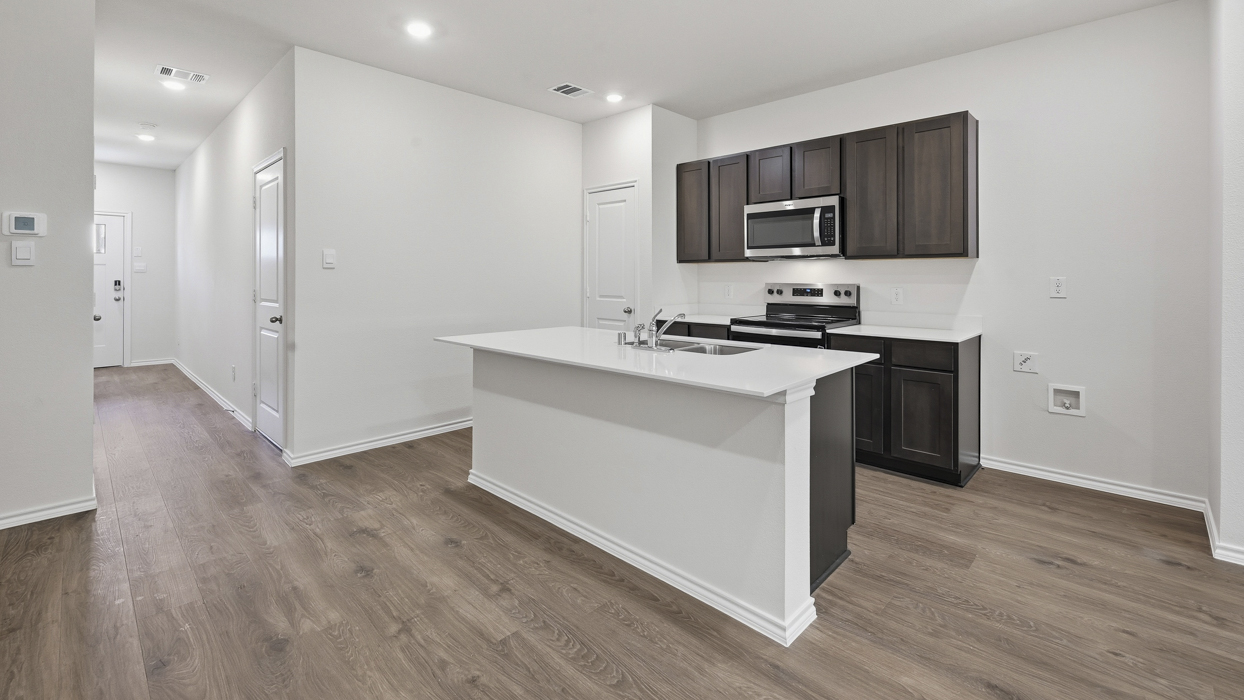 Catalina Floorplan Elevation A Kitchen Gallery Image - Arbor Trails South in Princeton, TX