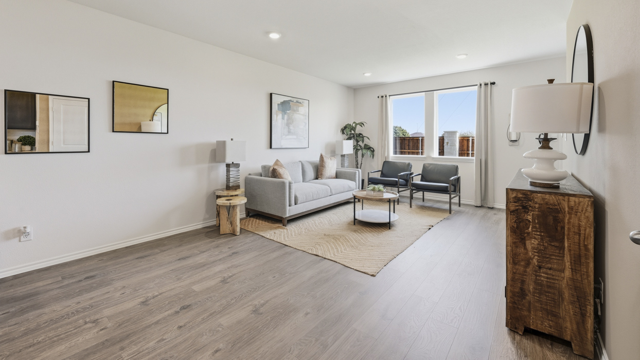 V18D Dewsbury living area gallery image - Arbor Trails South in Princeton TX