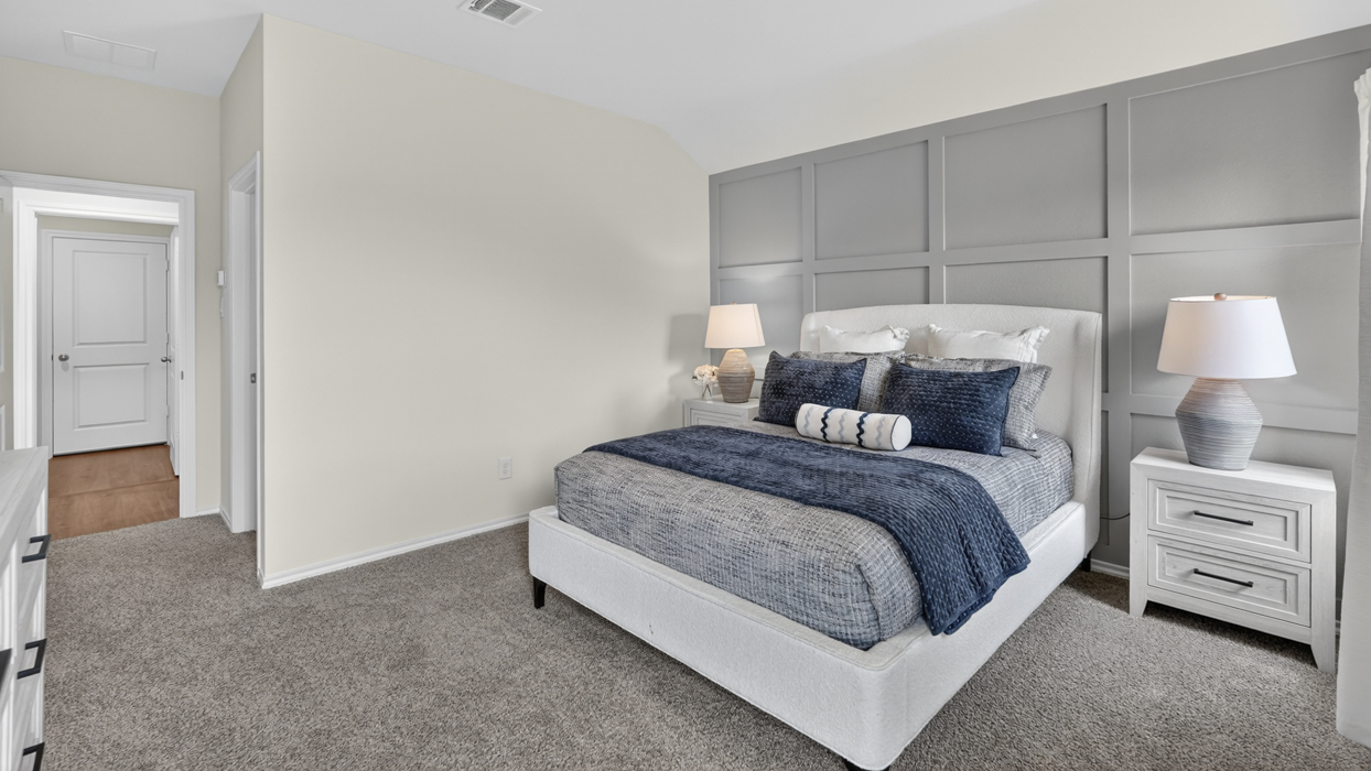 Bellvue Floorplan Elevation B Bedroom Gallery Image - Forestbrook Estates in Paris, TX