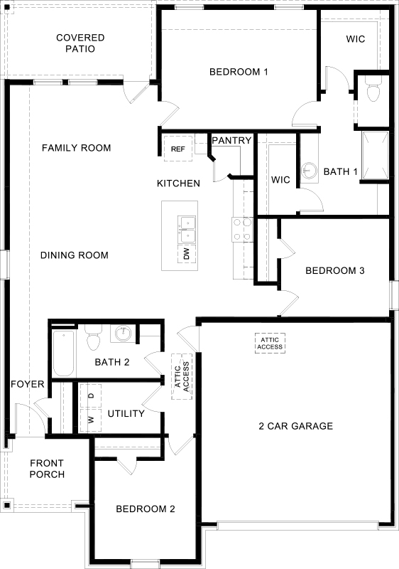 X40C Camden Floorplan Forestbrook Estates in Paris, TX