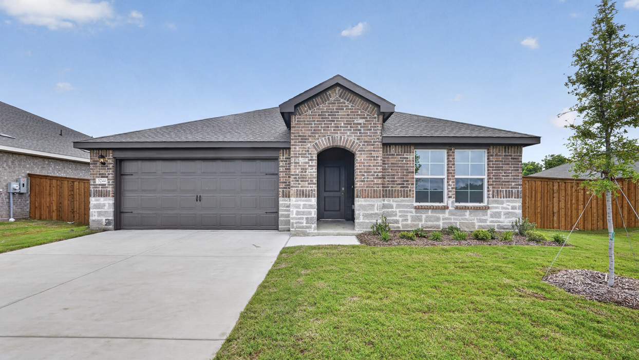 Lakeway Floorplan Elevation B Exterior Gallery Image - Forestbrook Estates in Paris, TX