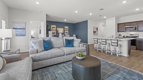 P40J Jayhawk floorplan open concept living area gallery image