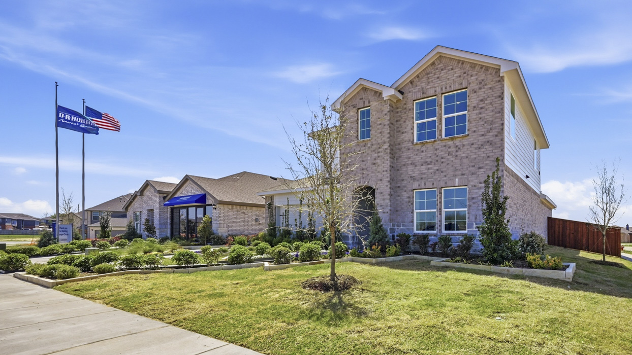 Naples Floorplan Elevation B Exterior Gallery Image-Sanger Circle in Sanger, Tx