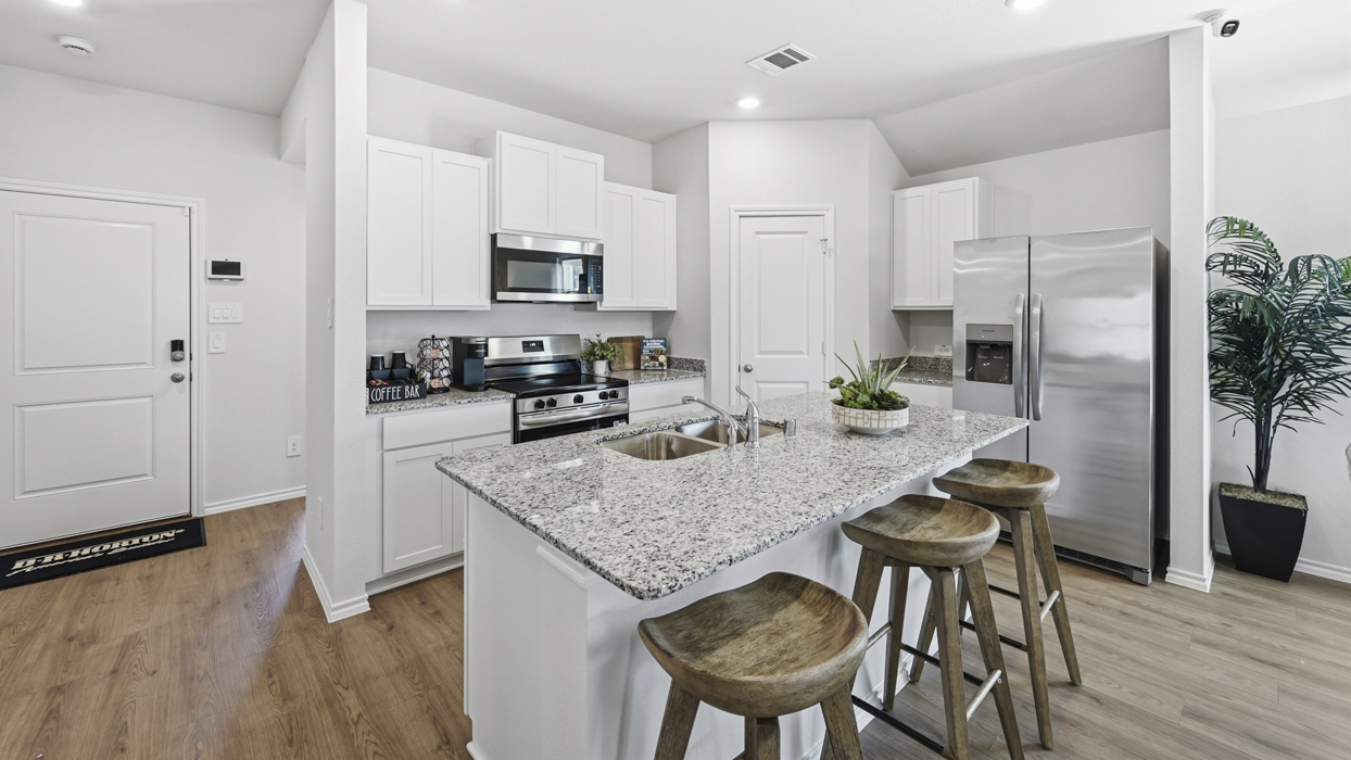 Elgin Floorplan Elevation A Kitchen Gallery Image - Sanger Circle in Sanger, TX