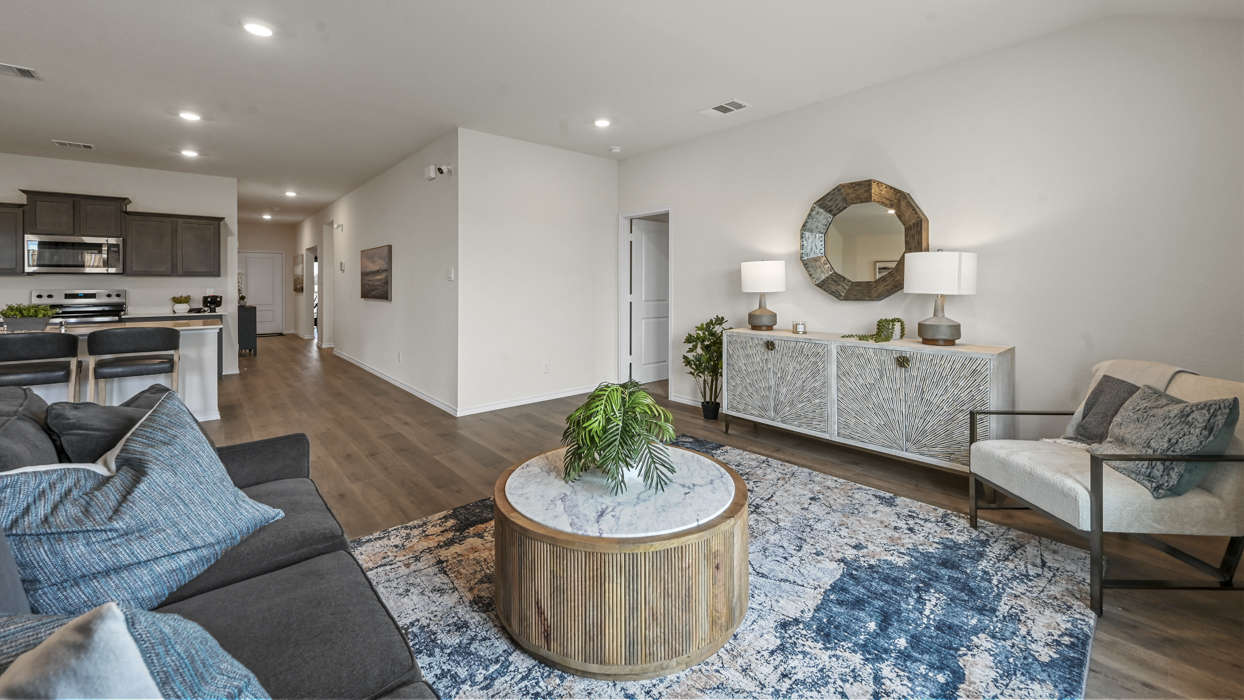 X40I Texas Cali Floorplan living area gallery image at Sanger Circle in Sanger TX
