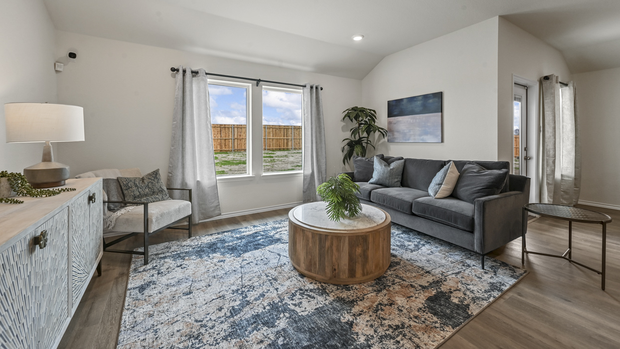 Texas Cali Floorplan Elevation A Living Gallery Image - Sanger Circle in Sanger, TX
