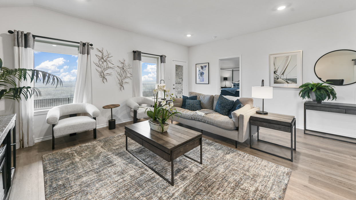 Kingston Floorplan Elevation F Living Gallery Image - Sanger Circle in Sanger, TX