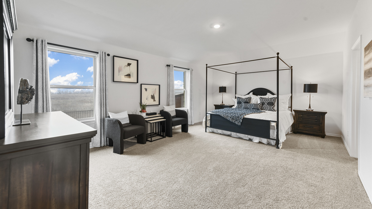 X40K Kingston Floorplan Elevation F Bedroom Gallery Image-Sanger Circle in Sanger, TX