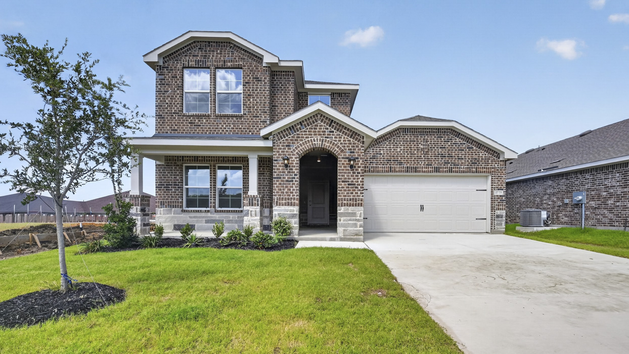 Midland Floorplan Elevation F Exterior Rendering - Sanger Circle in Sanger TX