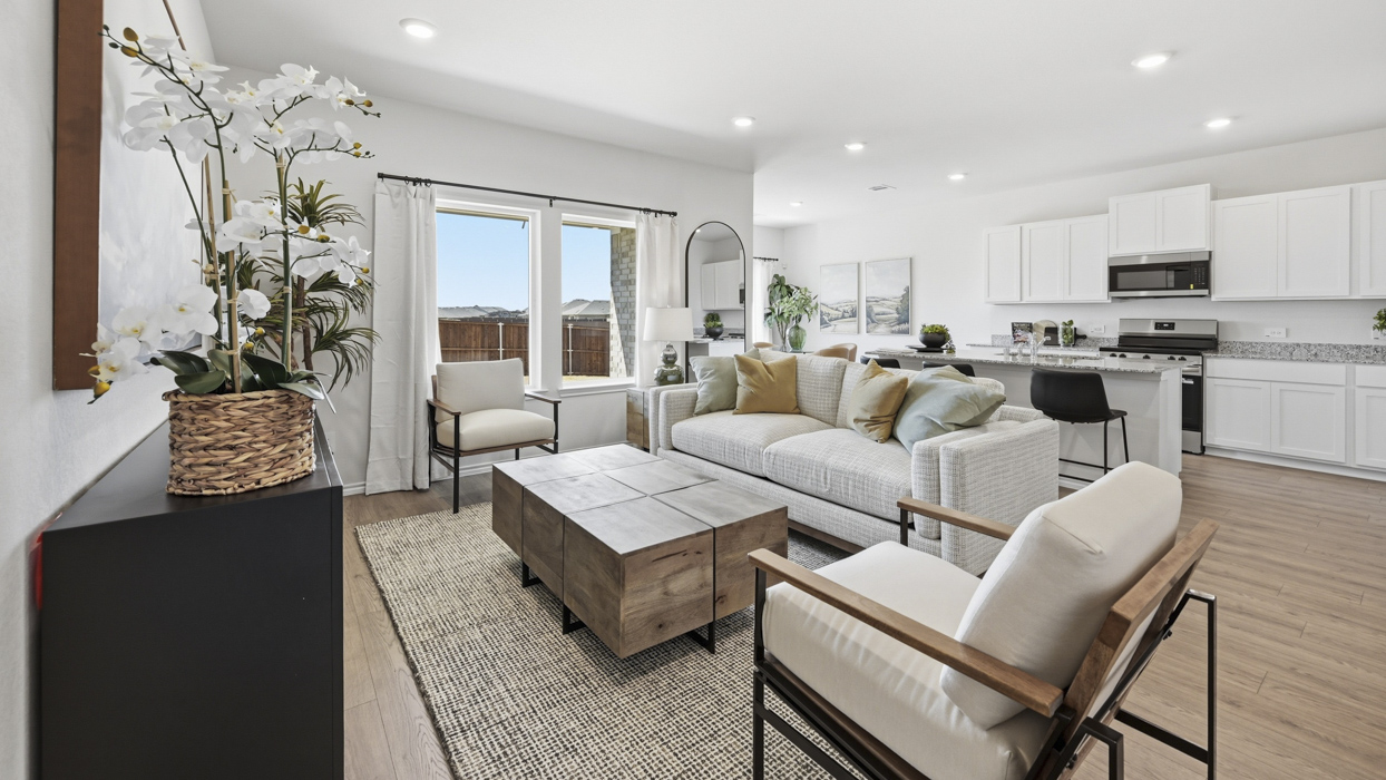 Naples Floorplan Elevation A Living Gallery Image - Sanger Circle in Sanger, TX