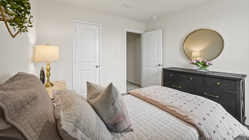 X30H Hanna Floorplan Elevation F Bedroom-Yarbrough Farms in Pilot Point,TX