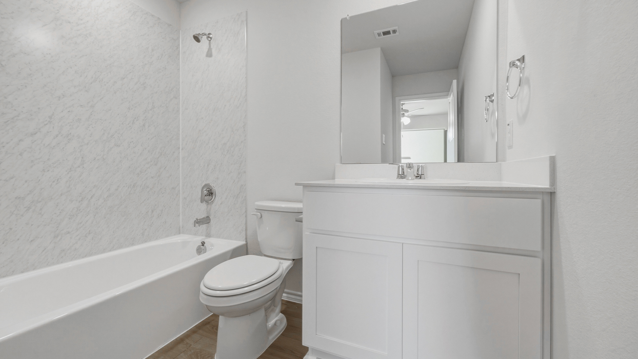 Alexandria Floorplan Elevation B Bathroom Room Gallery Image - Stonewood in Sulphur Springs, TX