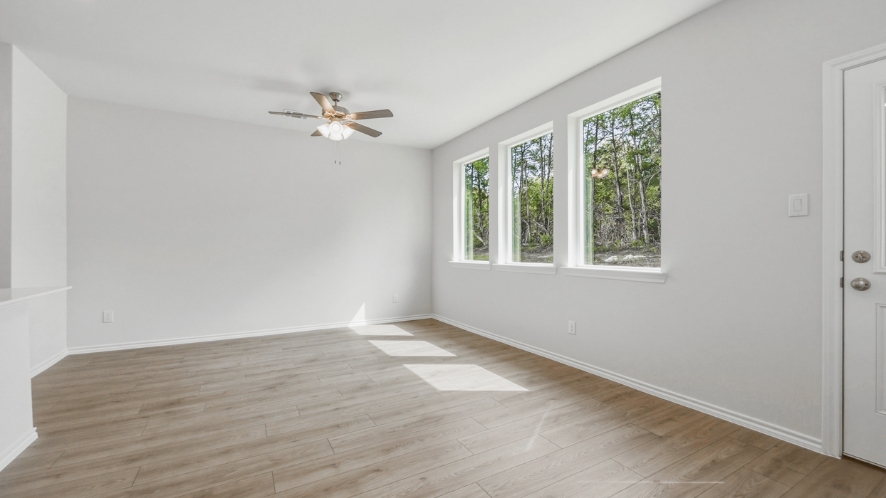 Alexandria Floorplan Elevation B Living Room Gallery Image - Stonewood in Sulphur Springs, TX