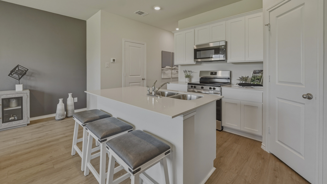 Alexandria Floorplan Elevation B Kitchen Gallery Image - Stonewood in Sulphur Springs, TX