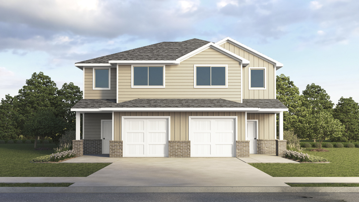 Alexandria Floorplan Elevation B Rendering-Stonewood in Sulphur Springs, TX