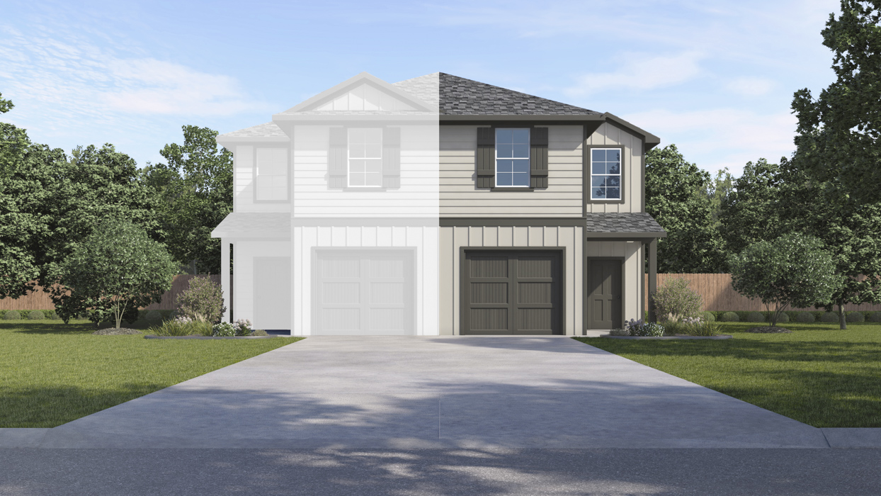 Chesapeake Floorplan Elevation A Rendering-Stonewood in Sulphur Springs, TX