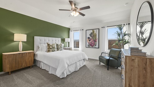H106 Bentworth Floorplan Bedroom Gallery Image-Bel Air Village in Sherman, TX