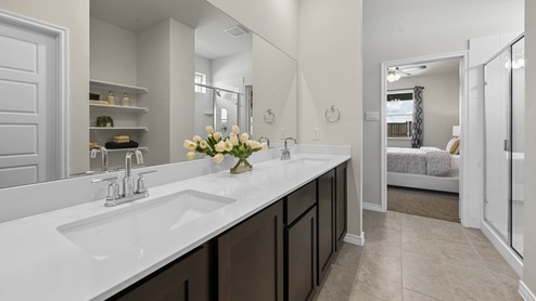 2233 Lakehurst Floor Plan Bathroom Gallery Image-Model in Bel Air Village in Sherman, TX