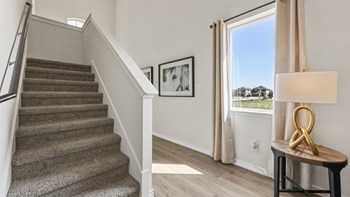 2233 Lakehurst Floor Plan Stairs Gallery Image-Model in Bel Air Village in Sherman, TX