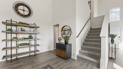 2233 Lakehurst Floor Plan Stairs Gallery Image-Model in Bel Air Village in Sherman, TX
