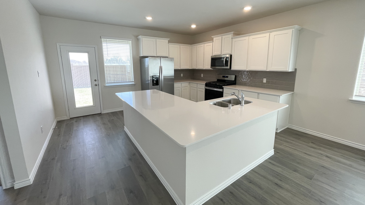 Republic Floorplan Elevation B Kitchen Gallery Image - Bel Air Village in Sherman, TX