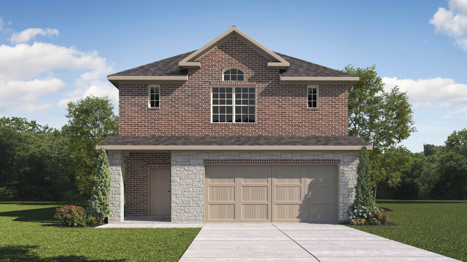 Republic Floorplan Elevation B Exterior Gallery Image-Bel Air Village in Sherman, Tx