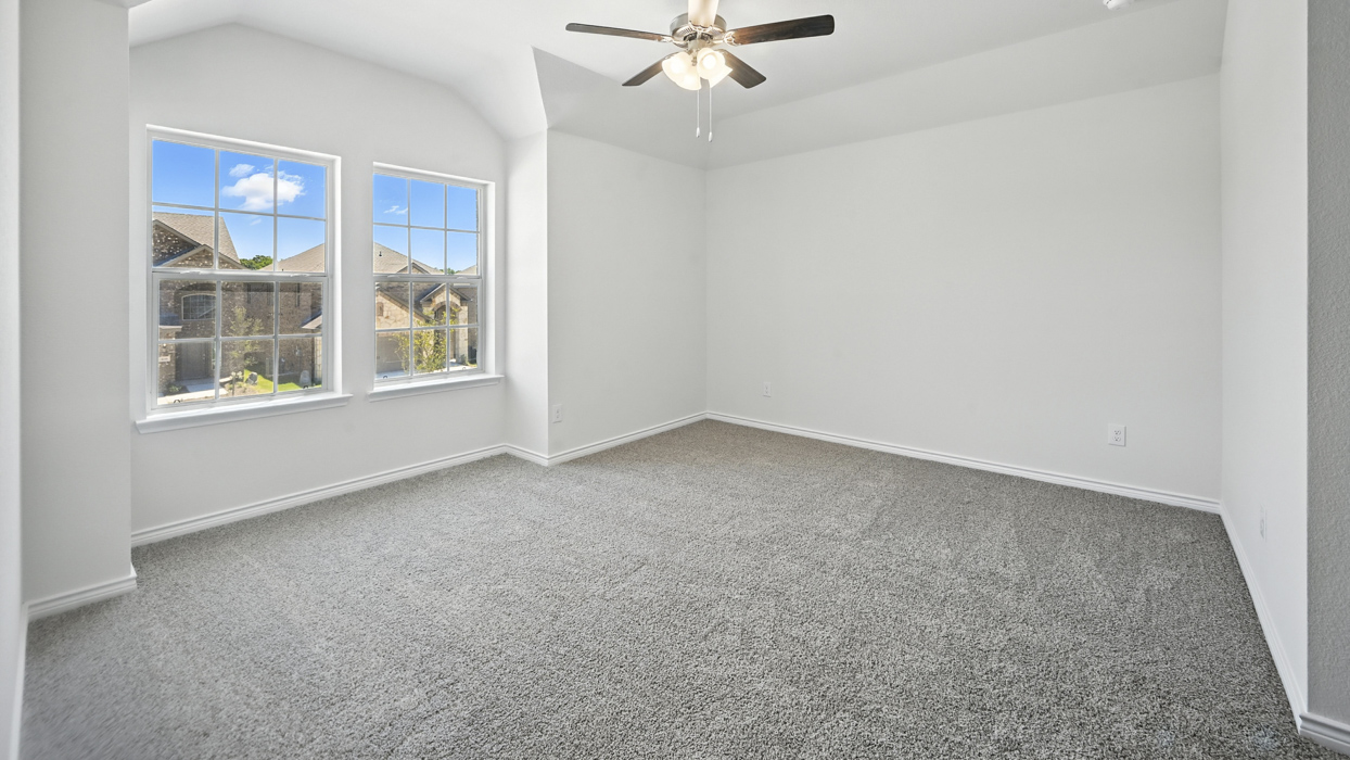 Aquamarine Floorplan Elevation A Bedroom Gallery Image - Bel Air Village in Sherman, TX