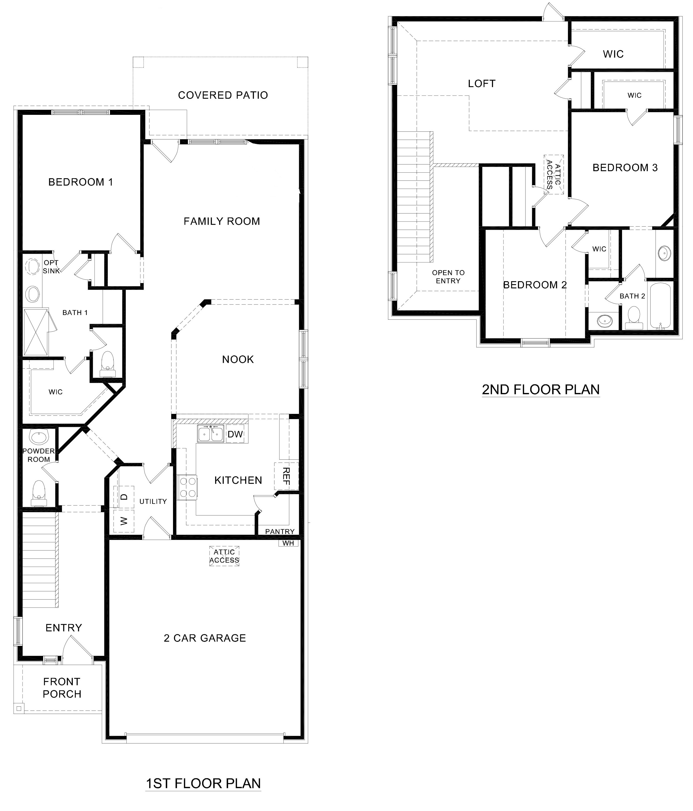 3217 Amethyst Floorplan-Bel Air in Sherman, TX