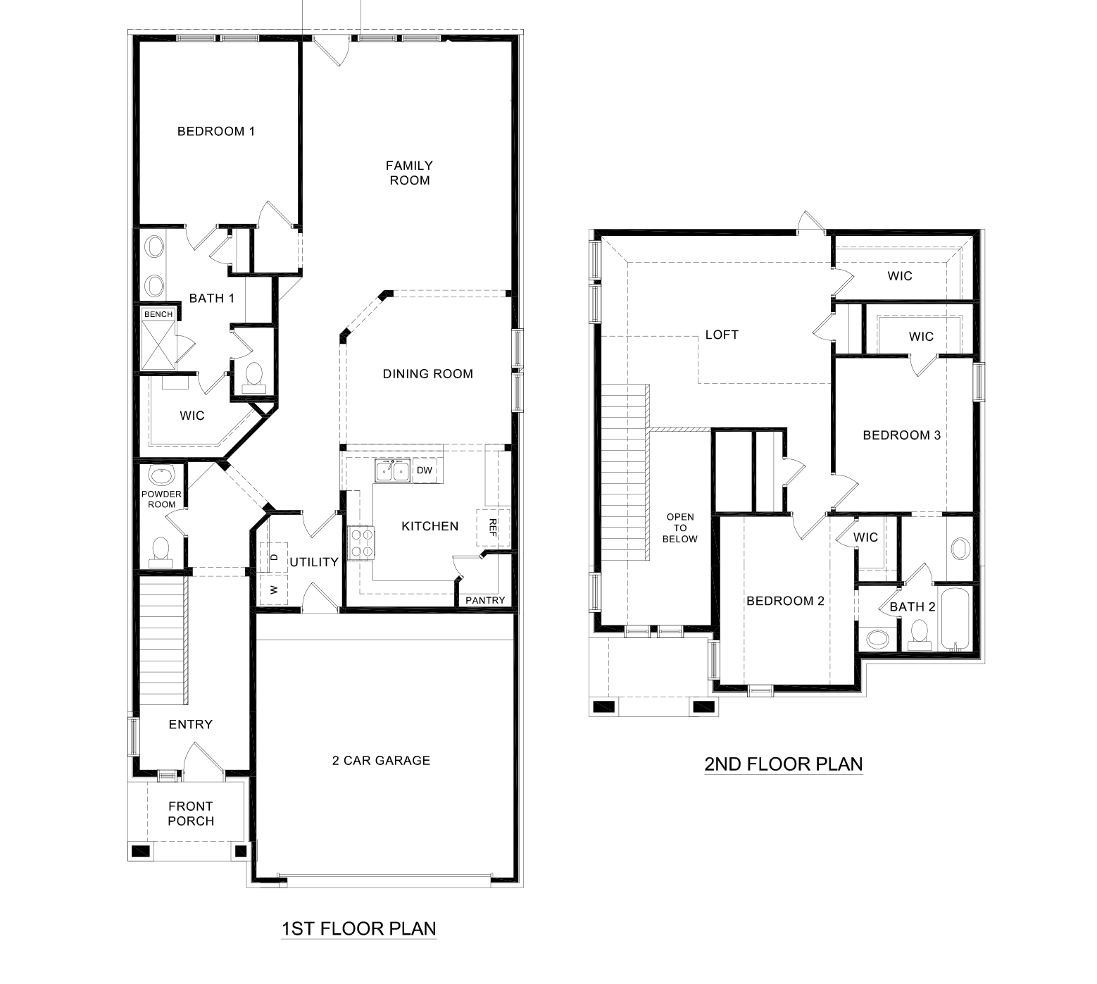 Tanzanite Floorplan Rendering - Bel Air Village in Sherman, TX