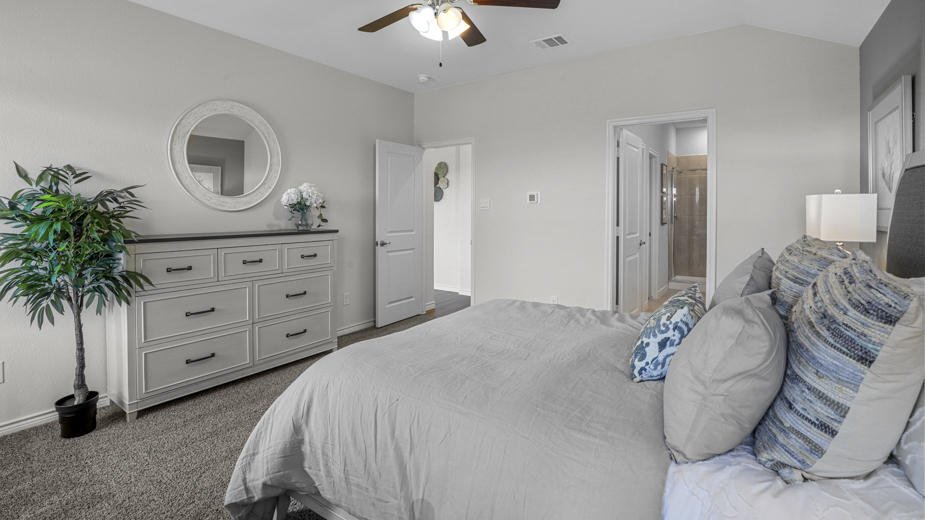 H106 Bentworth Floorplan Elevation B Bedroom Gallery Image-Bel Air Village in Sherman, TX
