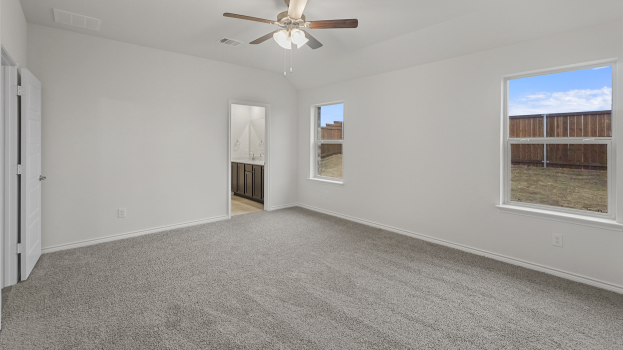 Violet Floorplan Elevation A Bedroom Gallery Image - Bel Air Village in Sherman, TX