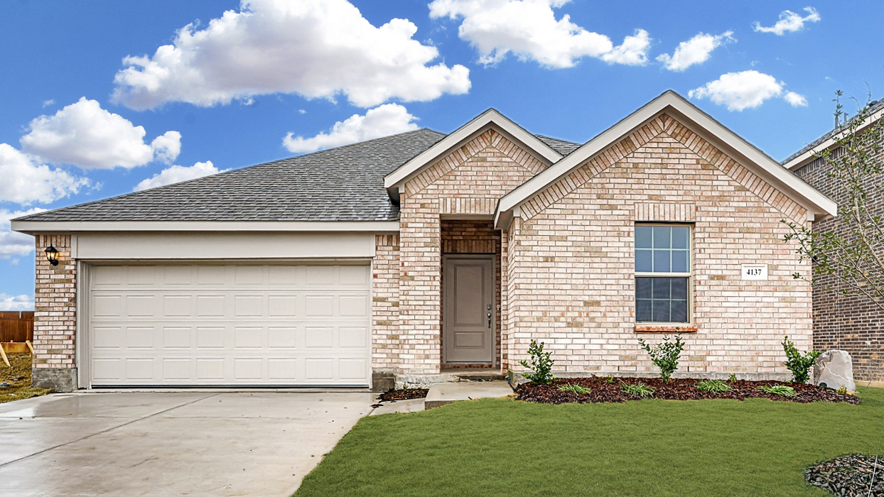 H133 Violet Floorplan Elevation A Gallery Image-Bel Air village in Sherman, TX