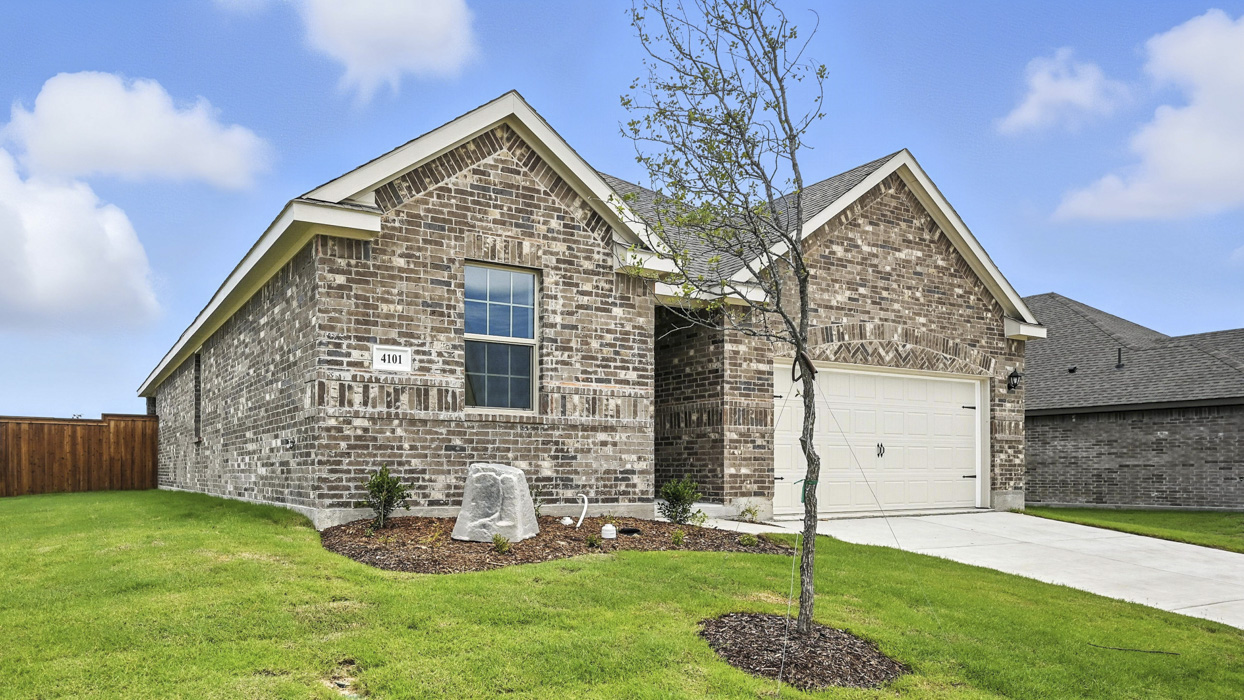 Rivington Floorplan Elevation B Exterior Gallery Image-Bel Air Village in Sherman, TX