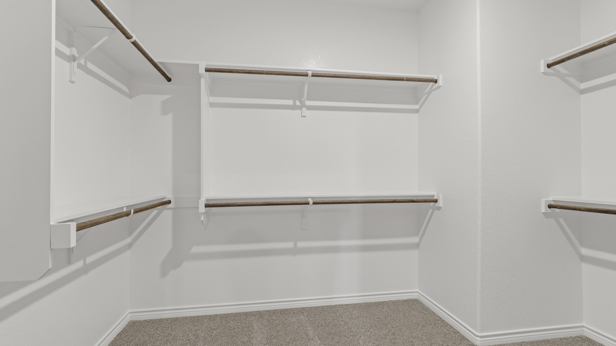 H153 Rivington Floorplan Elevation B Closet Gallery Image-Bel Air Village in Sherman, TX