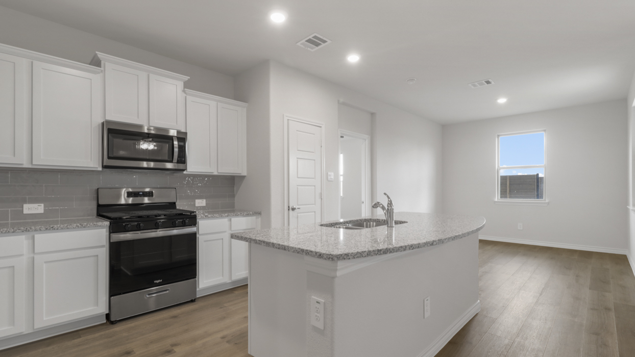 H153 Rivington Floorplan Elevation B Kitchen Gallery Image-Bel Air Village in Sherman, TX