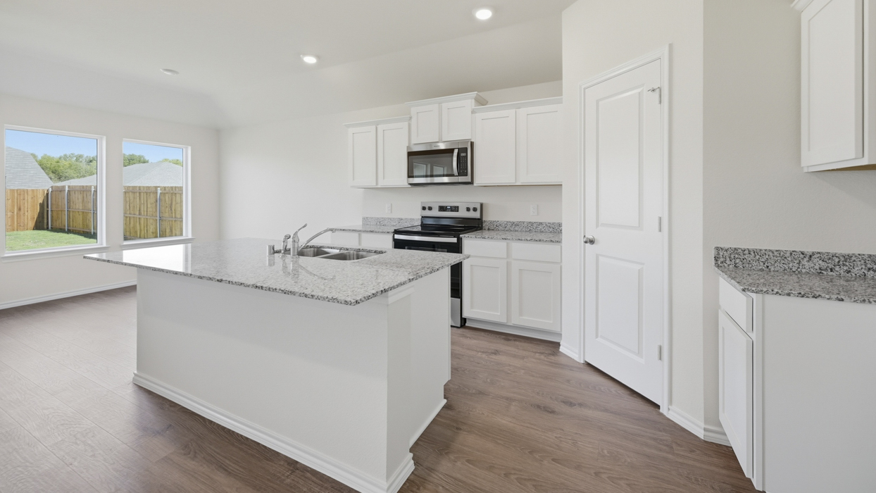 Bellvue Floorplan Elevation A Kitchen Gallery Image - Bel Air Village 50s in Sherman, TX