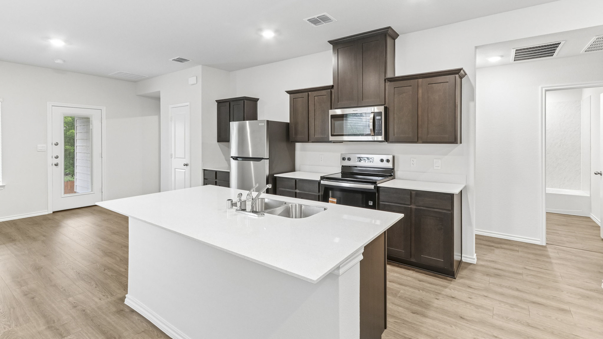 Bellvue Floorplan Elevation A Kitchen Gallery Image - Bel Air Village in Sherman, TX