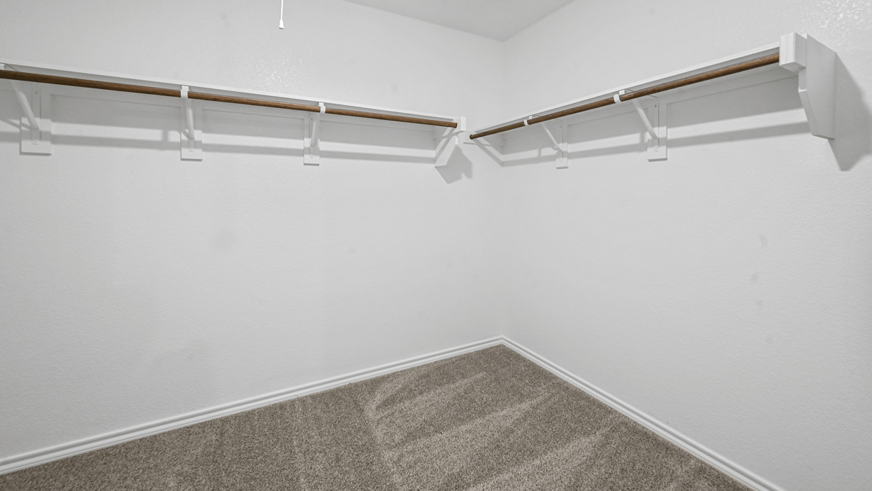 Texas Cali Floorplan Closet Gallery Image -Bel Air Village in Sherman, Tx