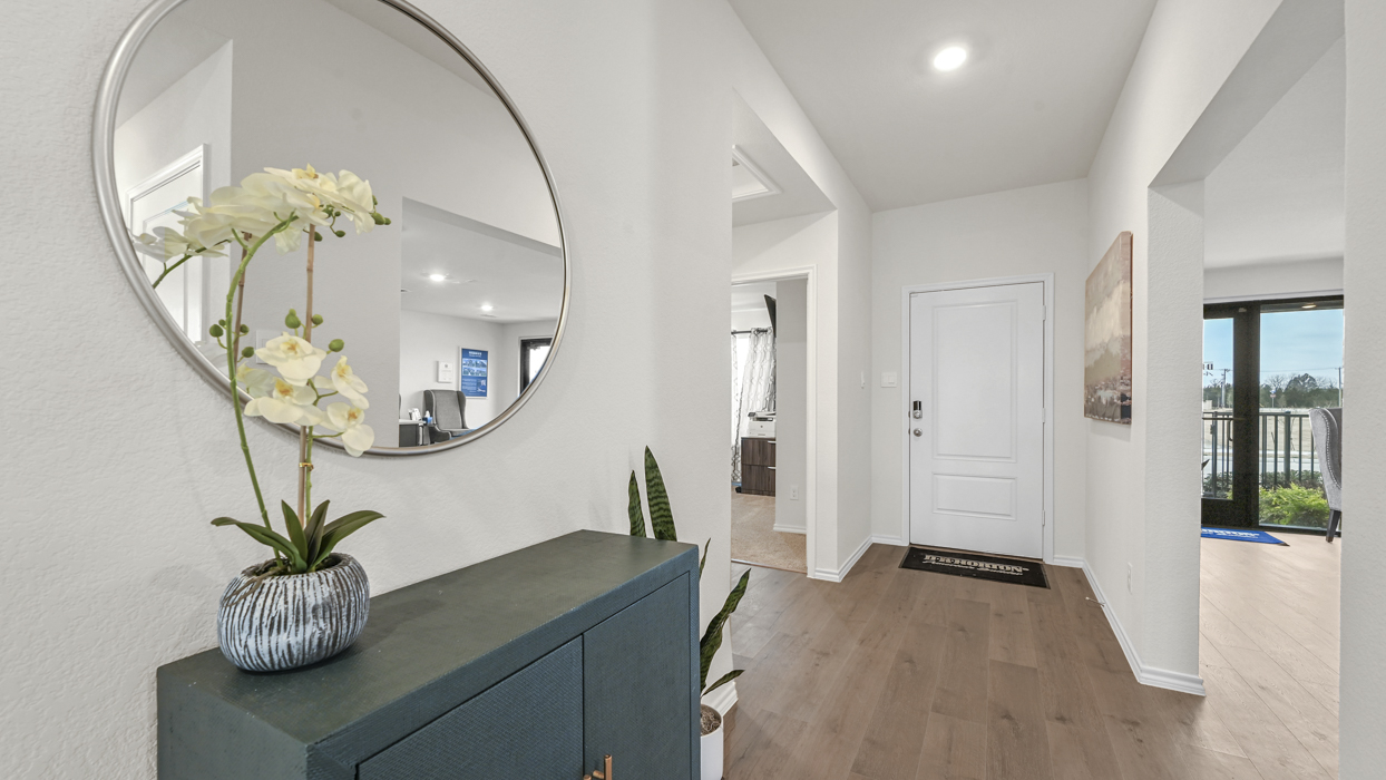 Texas Cali Floorplan Entry Gallery Image -Bel Air Village in Sherman, Tx