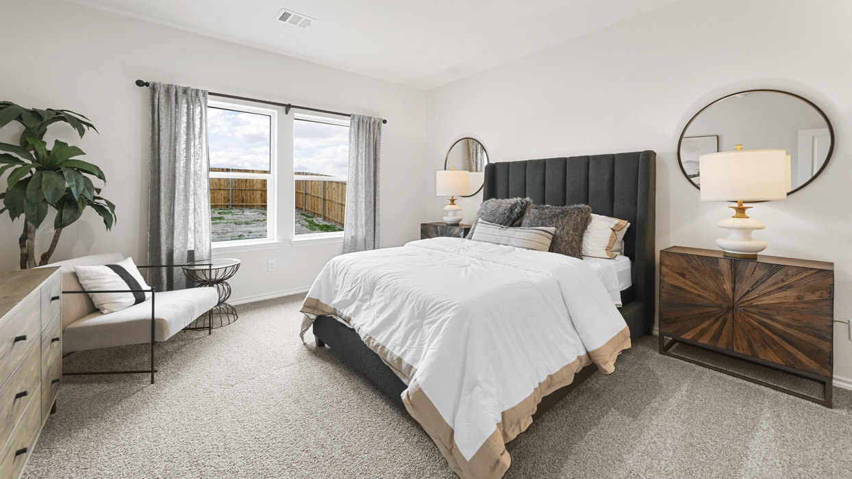 Midland Floorplan Bedroom Gallery Image -Bel Air Village in Sherman, Tx