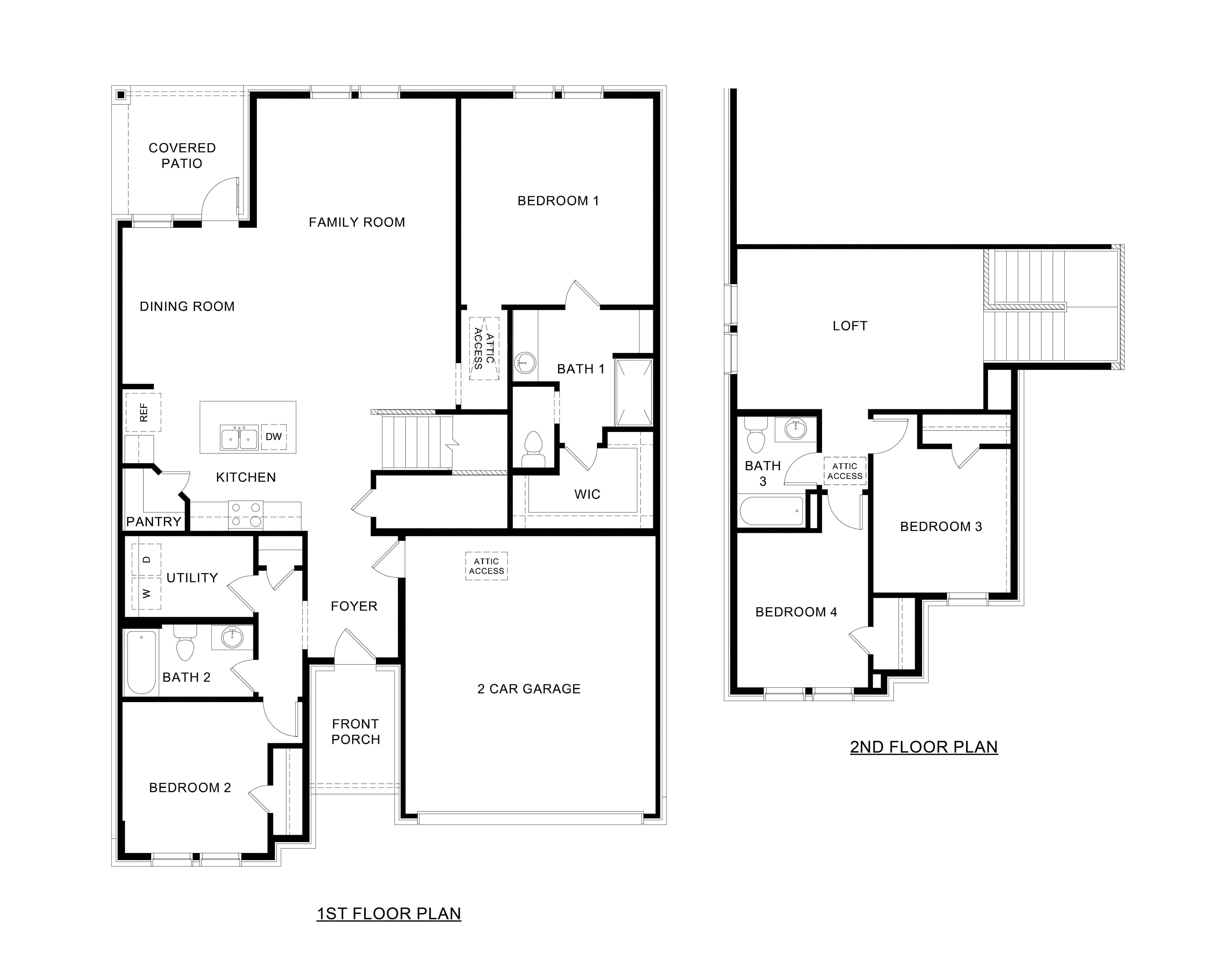 Midland Floorplan Bel Air Village in Sherman, Tx