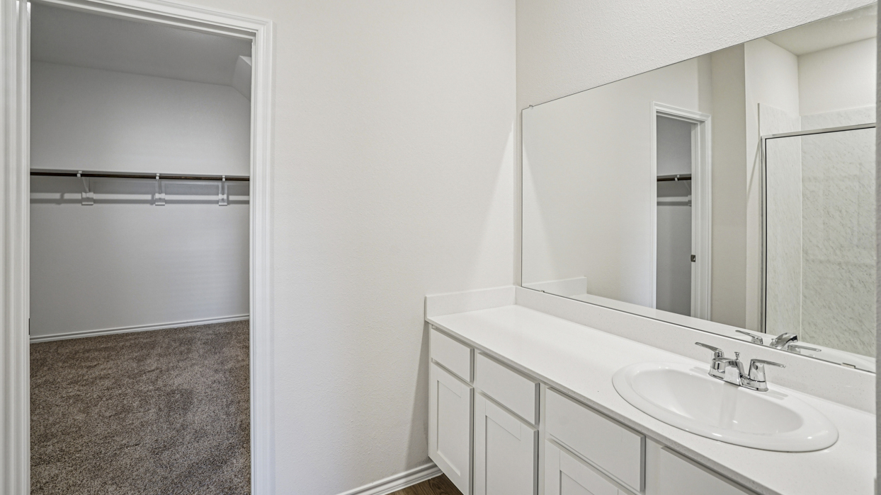 Ozark Floorplan Elevation A Bathroom Gallery Image - Bel Air Village in Sherman, TX